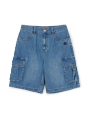 Women's Varsity Vintage Slub Cargo 9in Denim Shorts