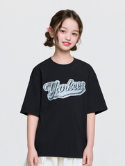 STREET MONOGRAM DENIM CURSIVE T-shirt