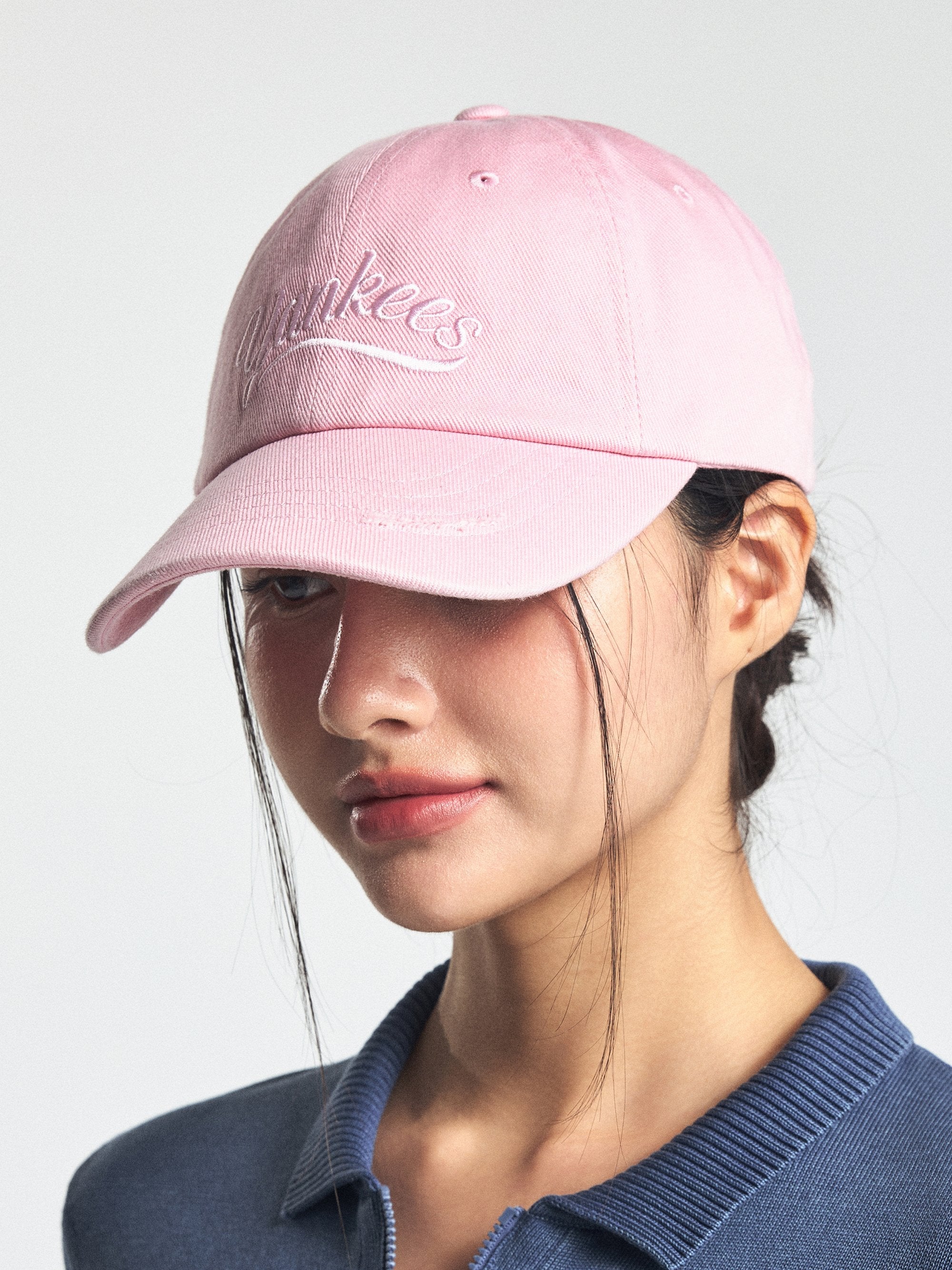 Varsity Vintage Cursive Tone-on-tone Unstructured Ball Cap