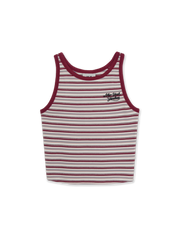 Women's Stripe Sleeveless T-shirt