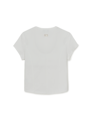 Women's Slim Crop Cap Sleeve T-shirt