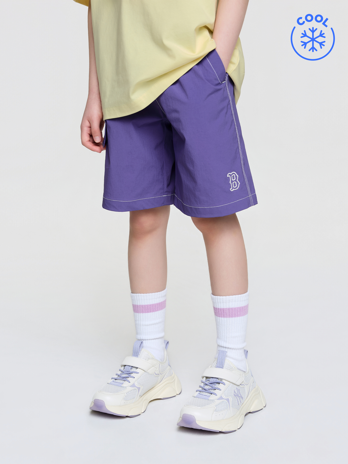 Sportive Small Logo Nylon Shorts