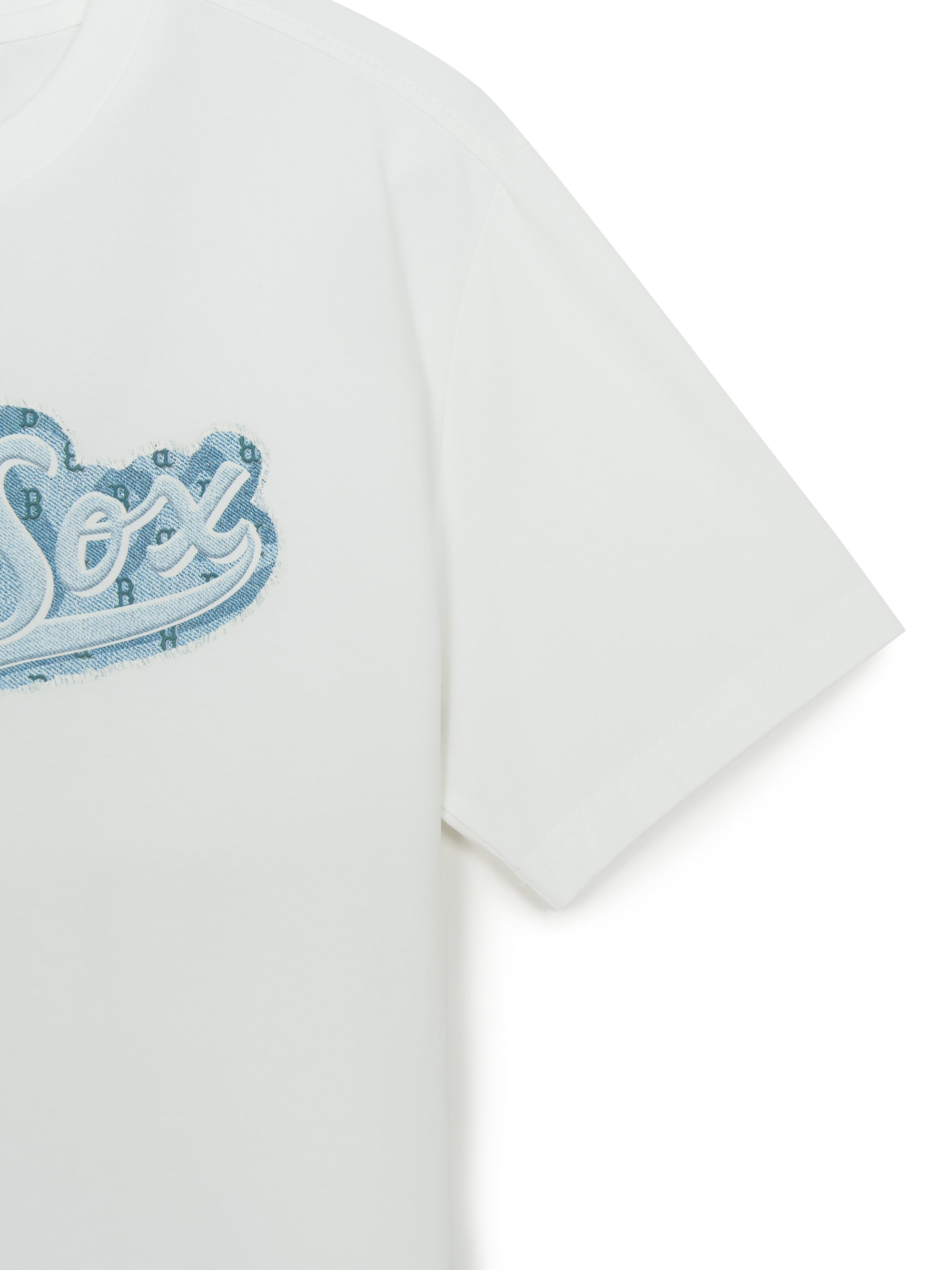 STREET MONOGRAM DENIM CURSIVE T-shirt