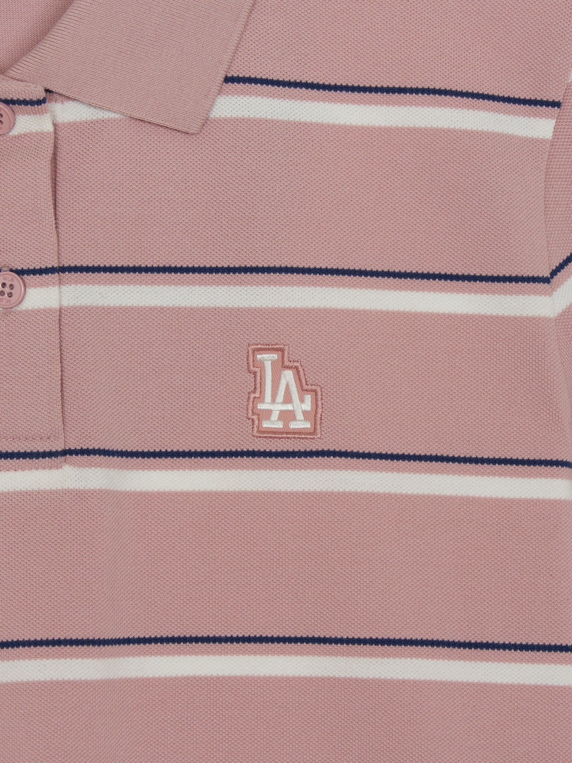 Women's Varsity Stripe Crop Polo T-Shirts