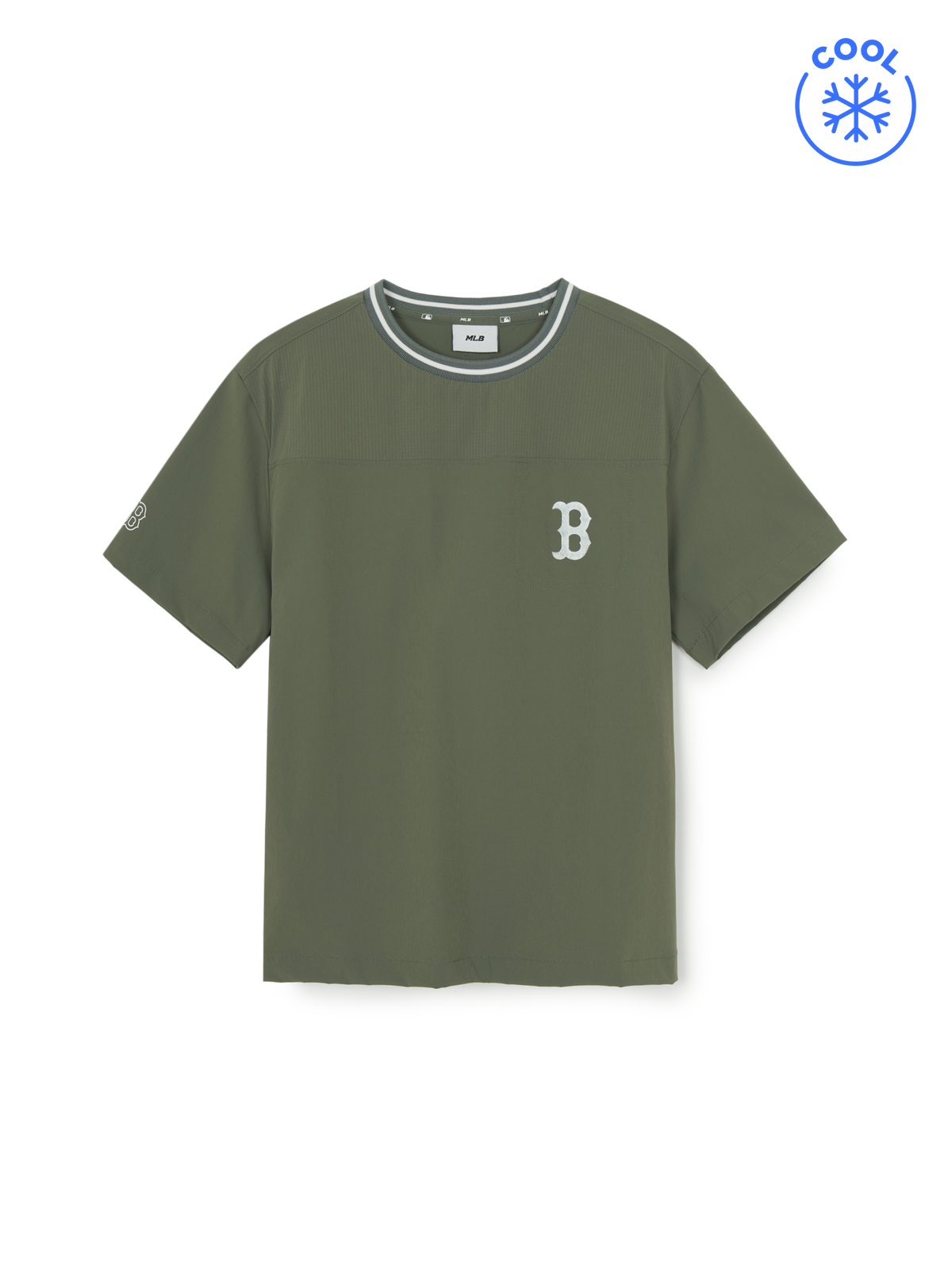 Street Basic Woven V-Neck T-shirt