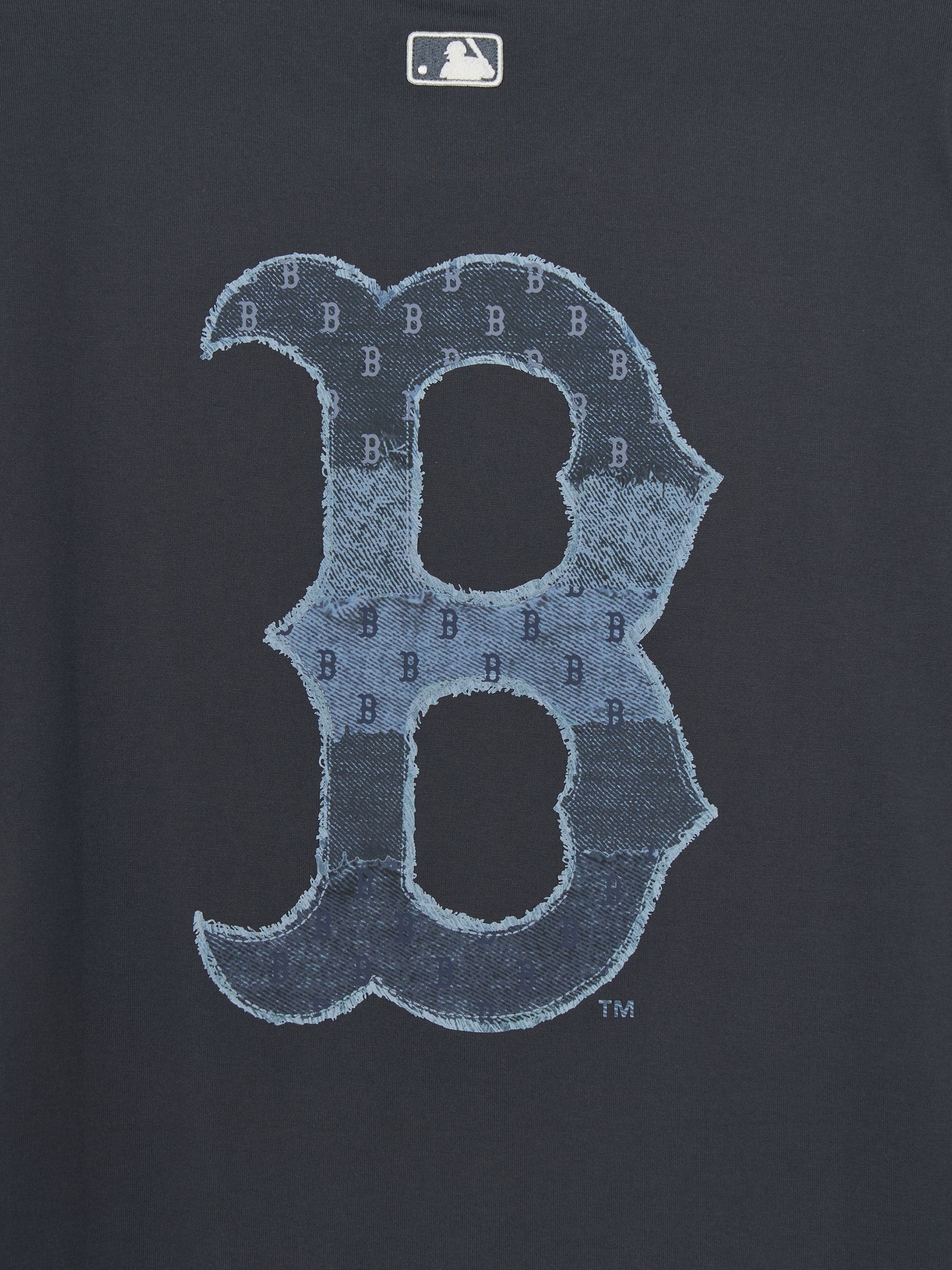 Vintage Denimlike Monogram Big Lux Over Fit T-shirt