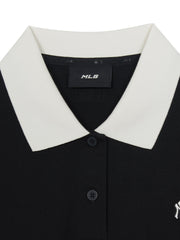 Women's Basic Crop Polo T-Shirts