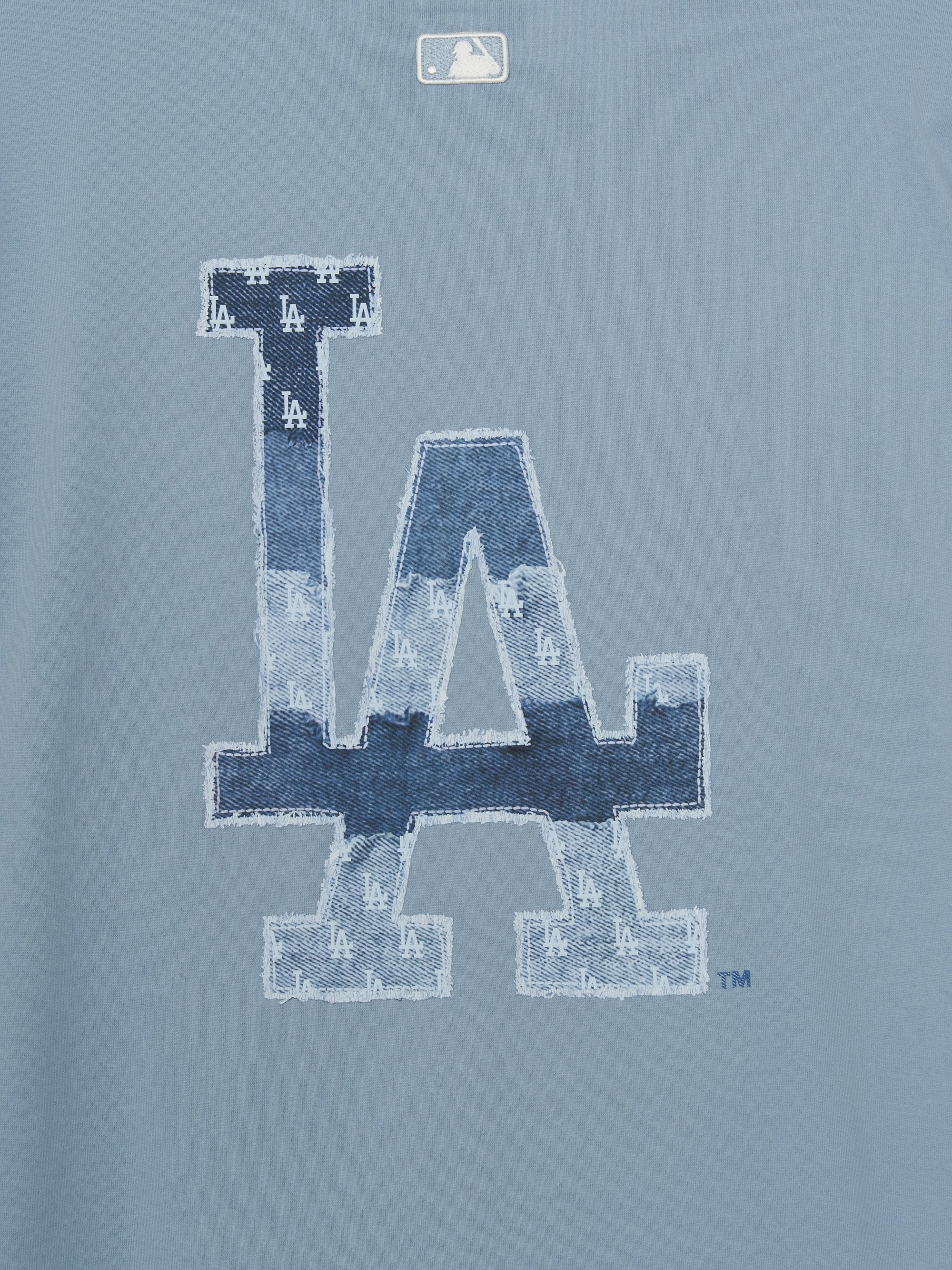 Vintage Denimlike Monogram Big Lux Over Fit T-shirt