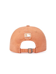 Vintage Demage Curve Logo Unstructured Ballcap