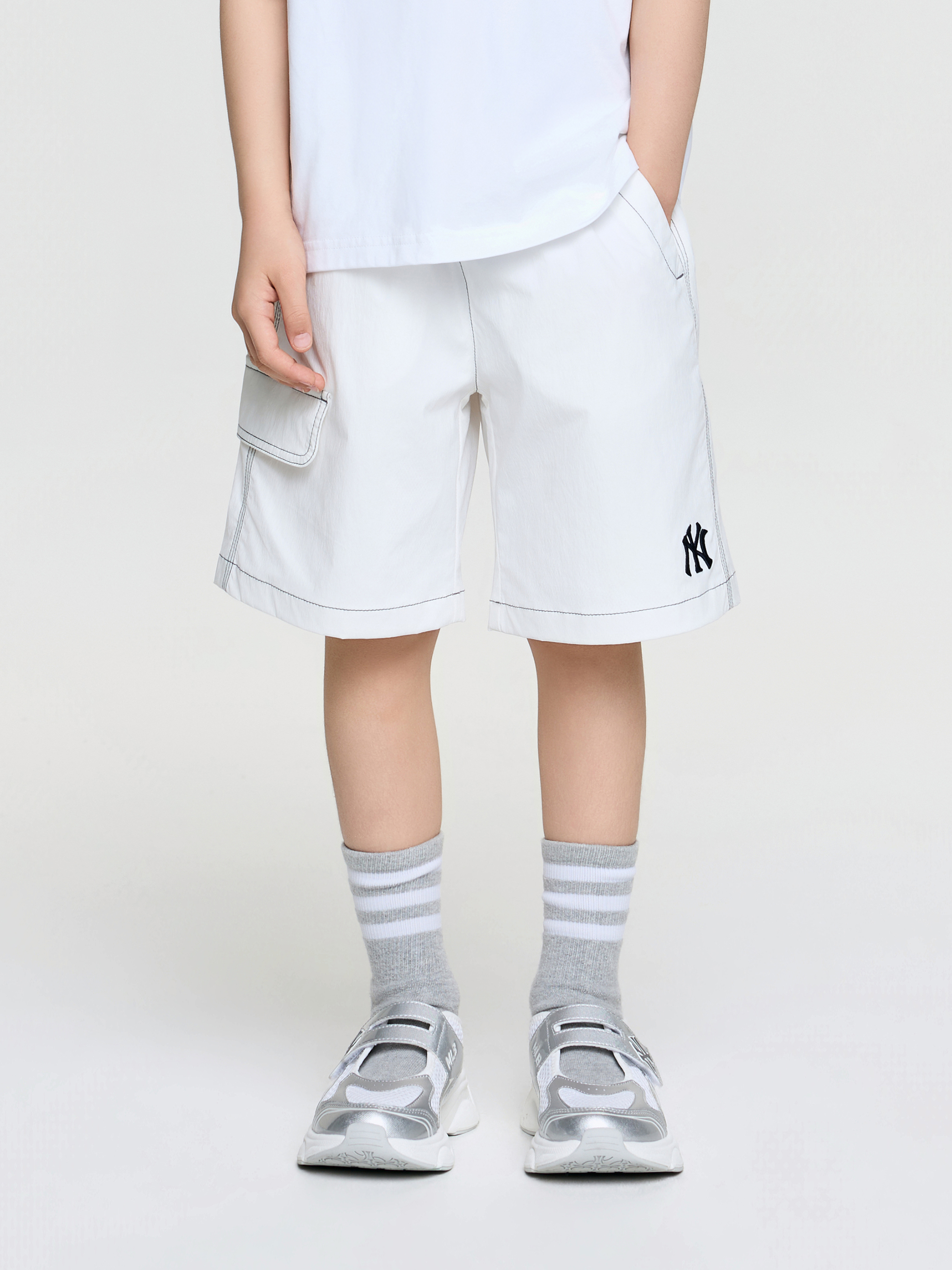 Sportive Small Logo Nylon Shorts