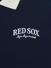 Basic Small Letter Comfortable Fit Polo T-Shirts