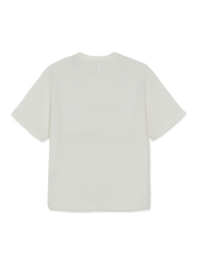 Varsity Cursive Woven Short Sleeve Sweatshirt
