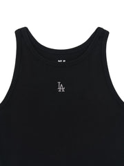 Women's Basic Small Logo Slim Crop Sleeveless T-shirts