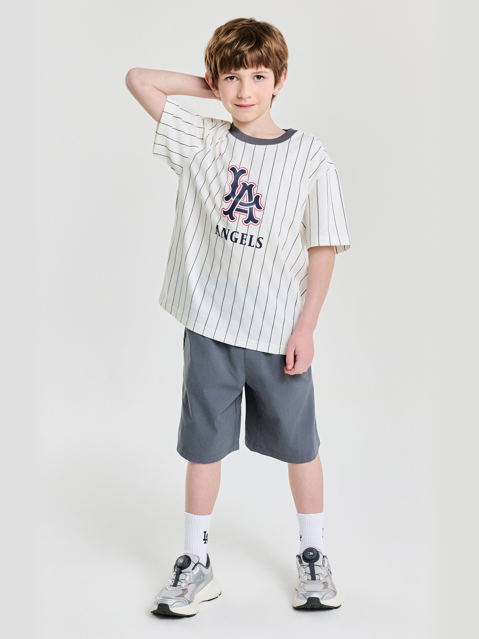 Varsity Striped T-shirt Set