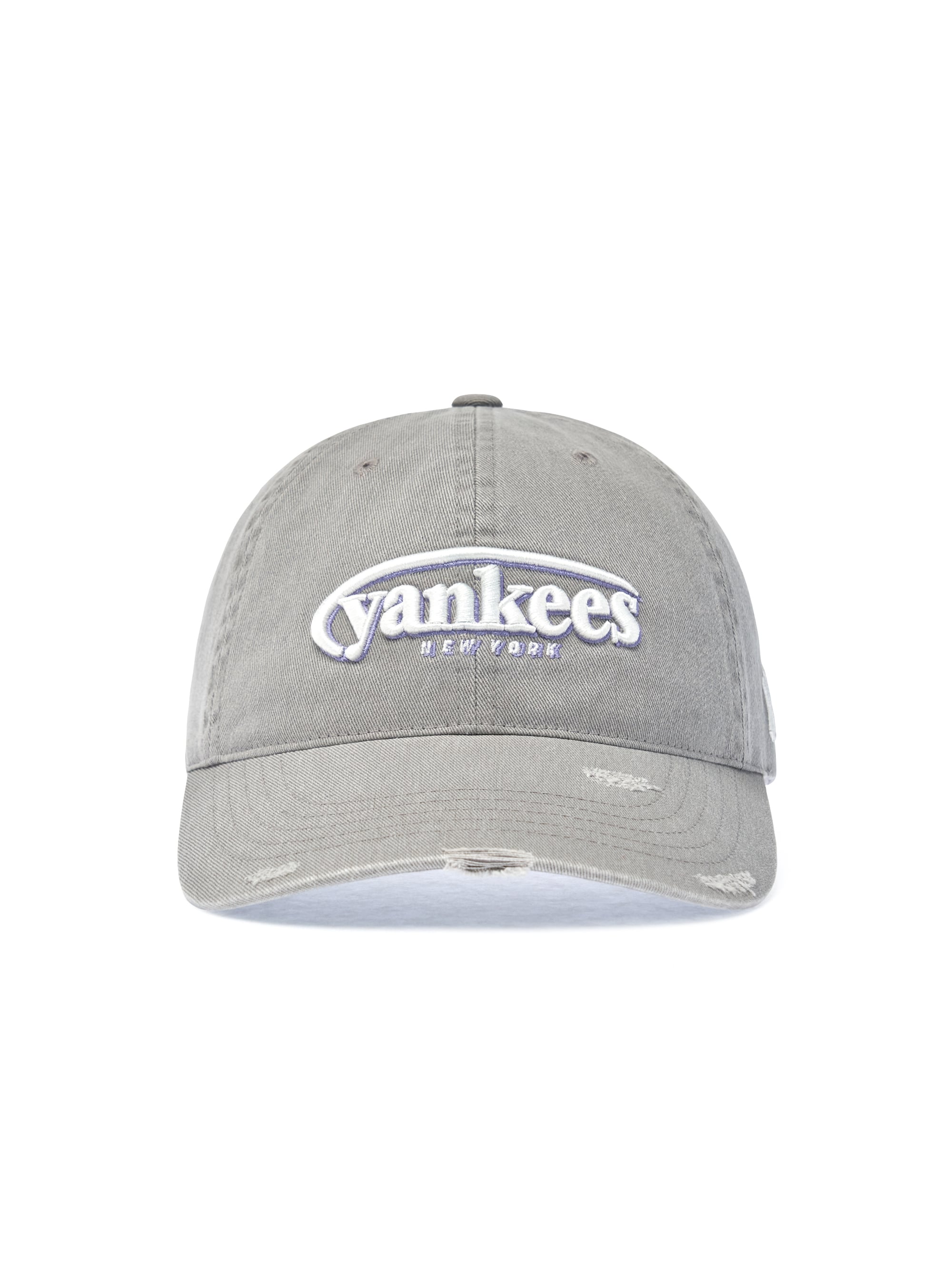 Vintage Damage Curve Logo Unstructured Ballcap