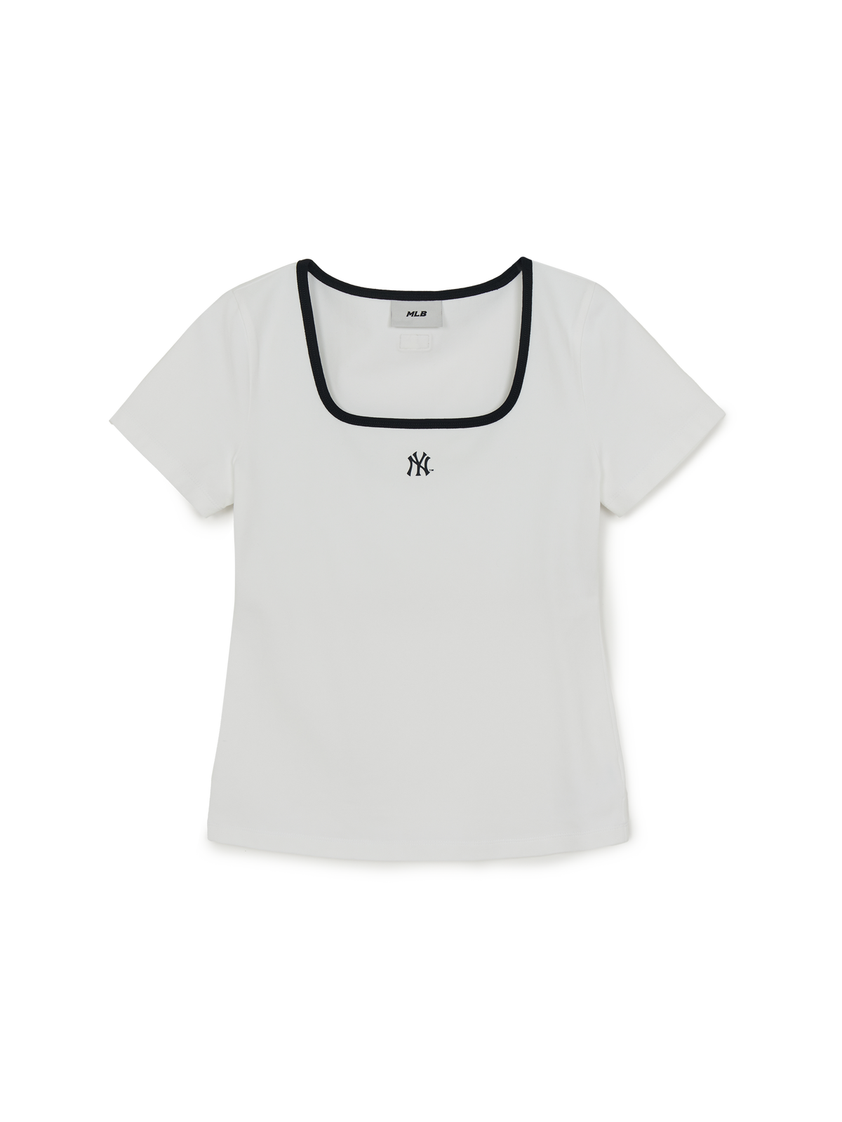 Women's Basic Square Neck Slim Fit T-shirt