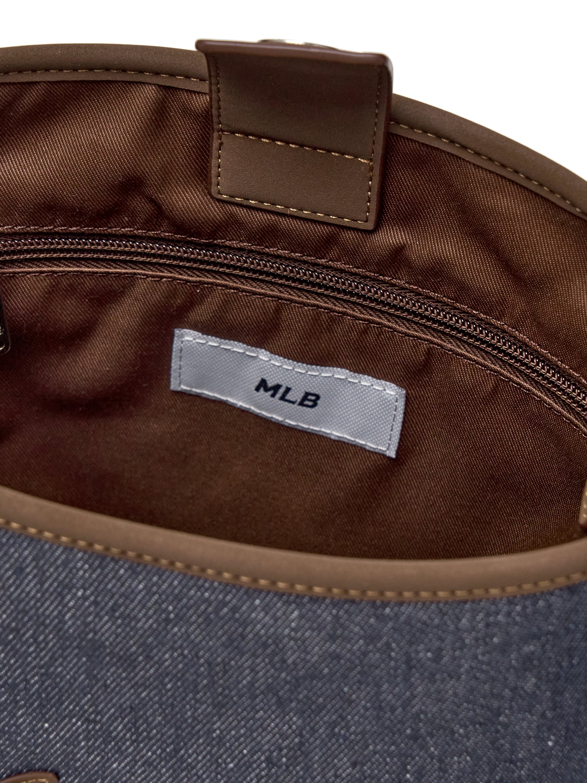 Denim Color Combination Bucket Bag