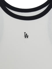 Women's Basic Ringer Ribbed Sleeveless Ops
