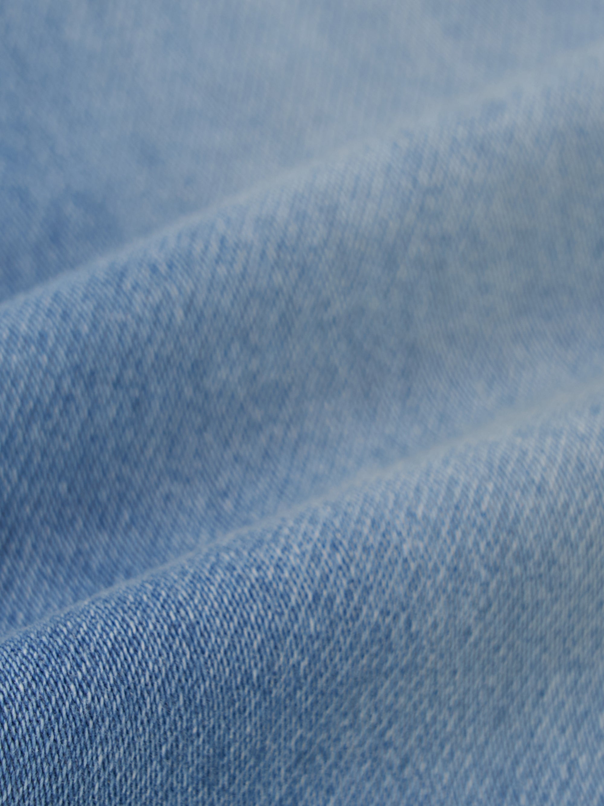 BASIC CURVED DENIM PANTS