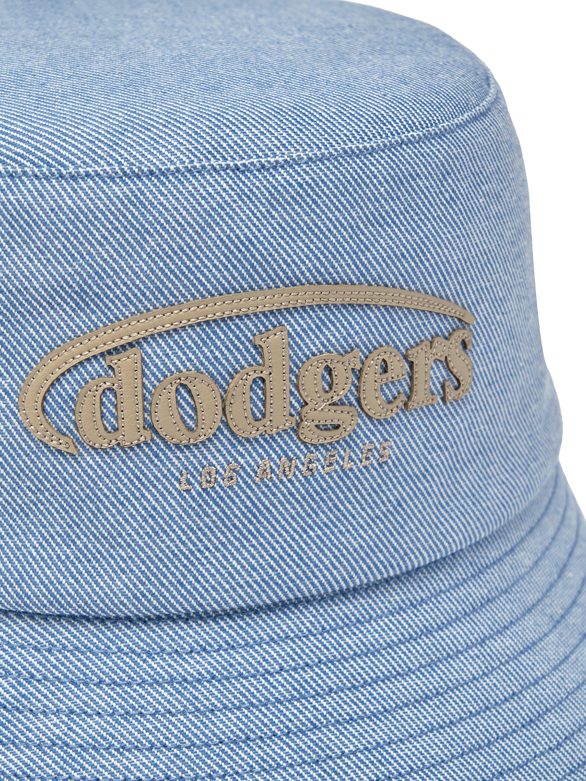 Vintage Denim Curve Logo Bucket Hat