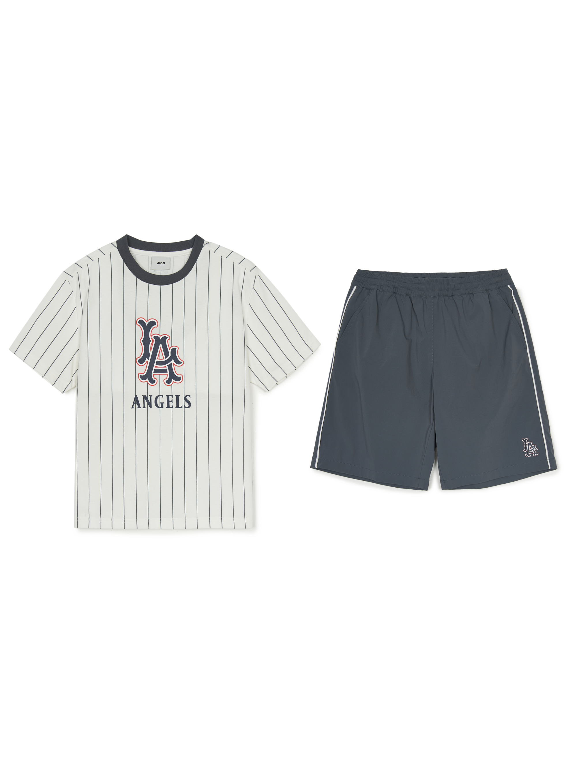 Varsity Striped T-shirt Set