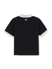 Women's Basic Open Collar Slim Fit Polo T-Shirts