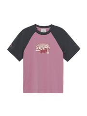 Women's Vintage Color Block Crop T-Shirts
