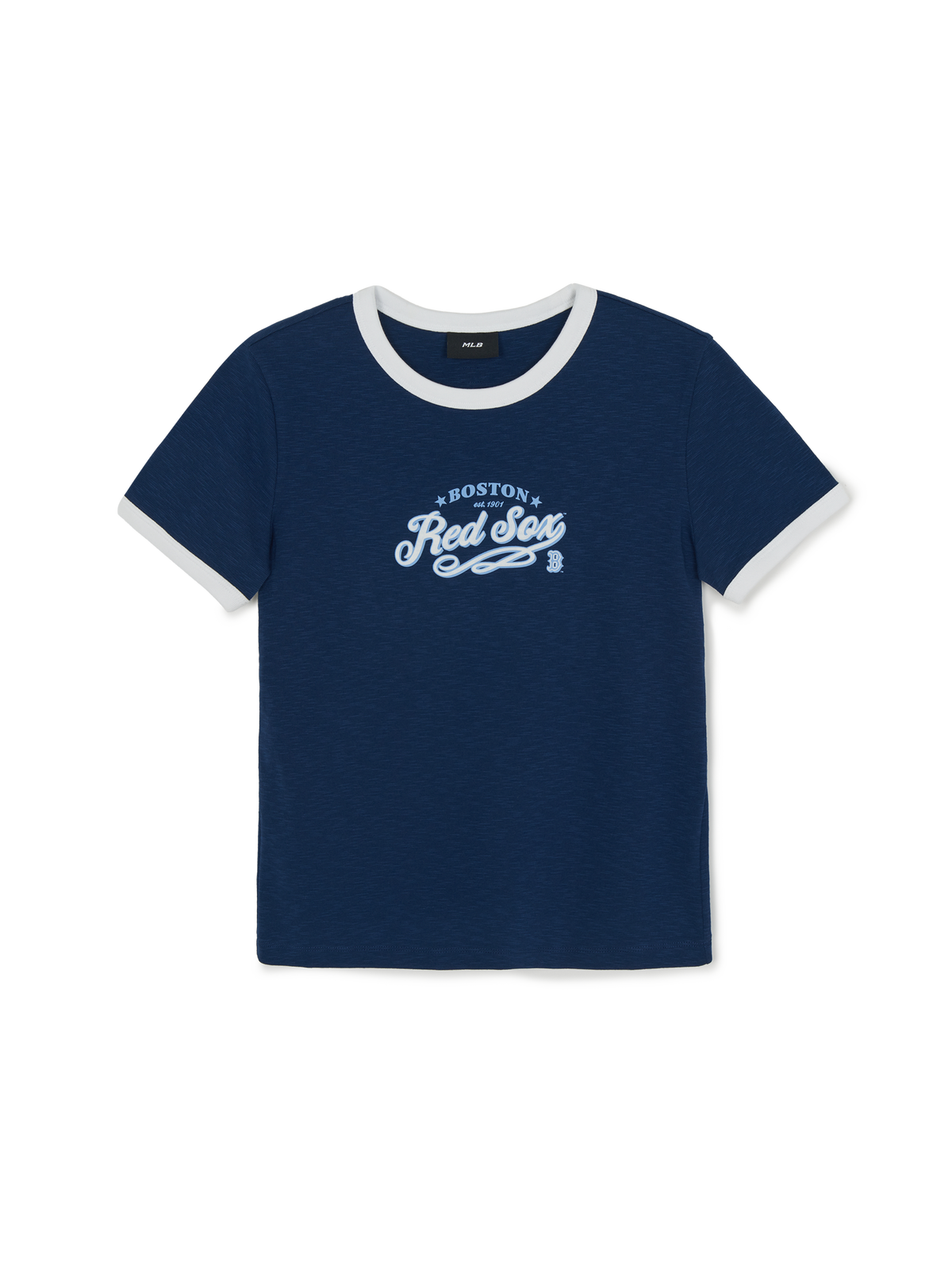 Women's Varsity Lettering Slim Slub Ringer T-Shirts