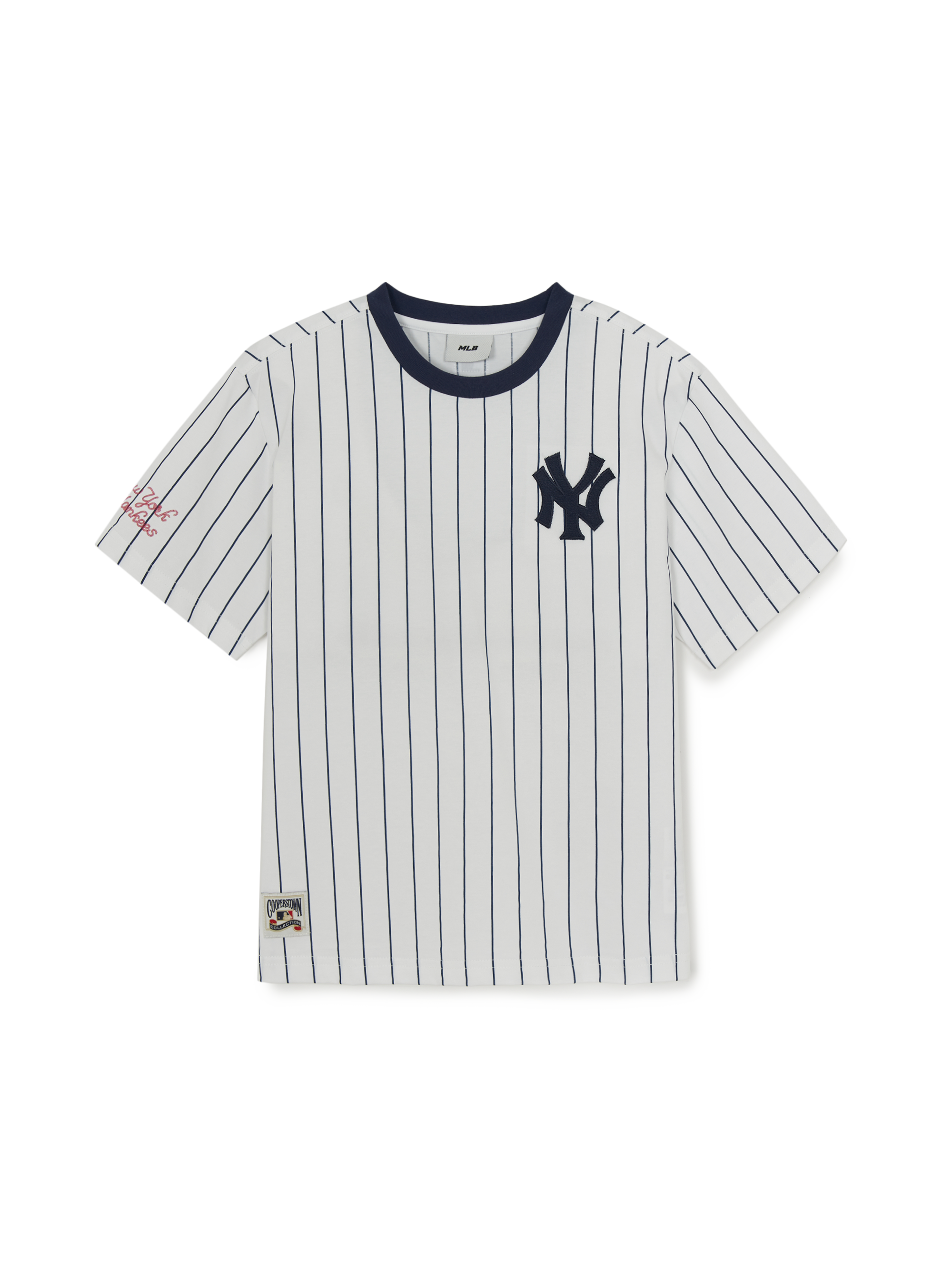 STREET BASIC STRIPED DENIM T-SHIRT SET