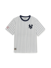 STREET BASIC STRIPED DENIM T-SHIRT SET