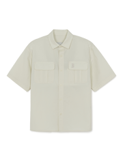 Street Vintage Washing Cotton Blend Short Sleeves Shirts