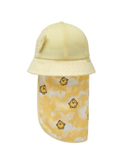 Mega Bear Friends Neck Flap Mesh Dome Hat