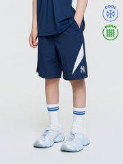 SPORTIVE VARSITY MESH-BLOCKING Shorts(SET)