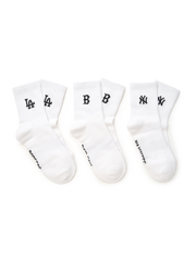 DAILY SMALL LOGO SOCKS 3PAIRS SET