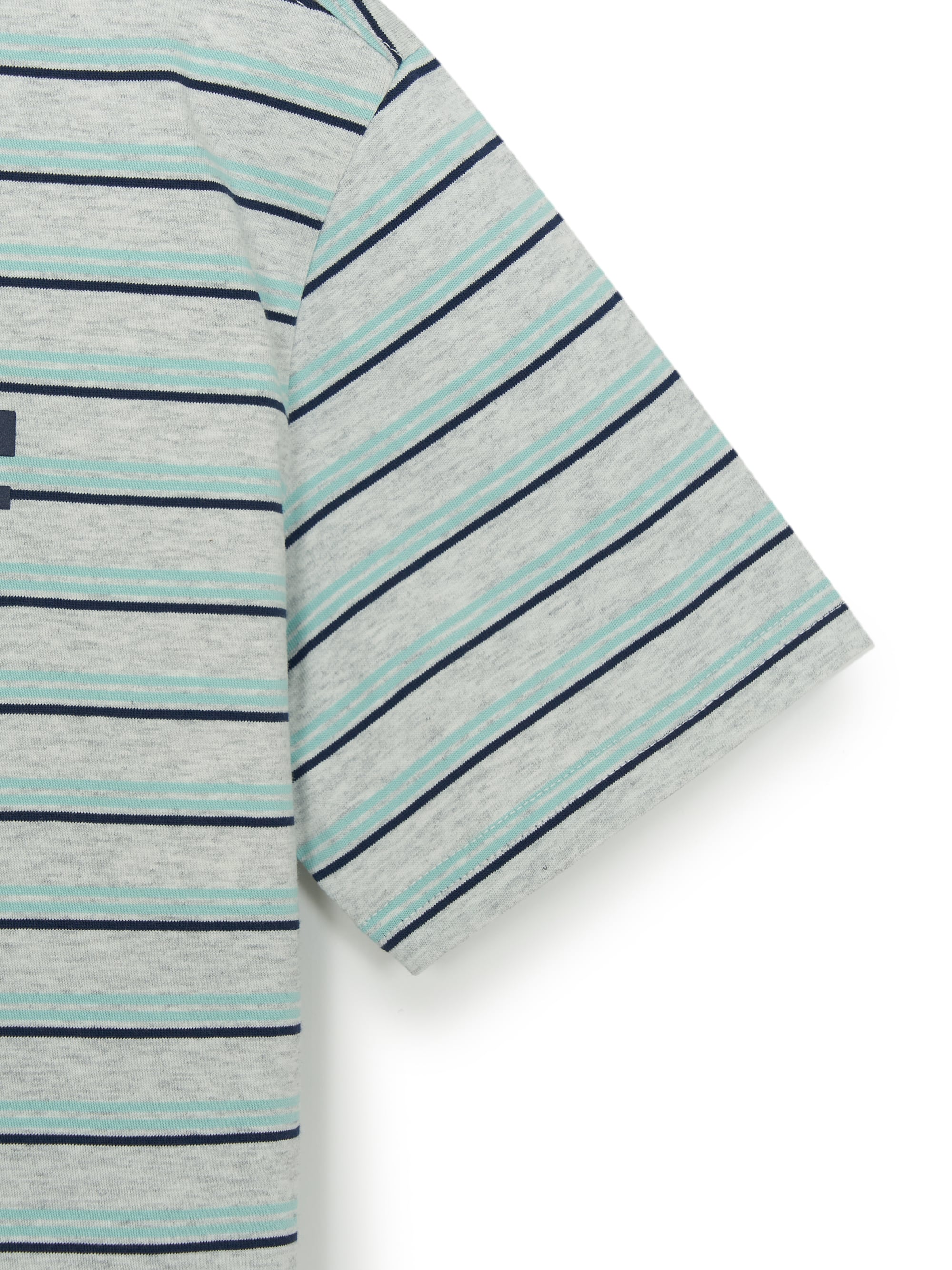 STREET BASIC STRIPED ARTWORK T-SHIRT SET