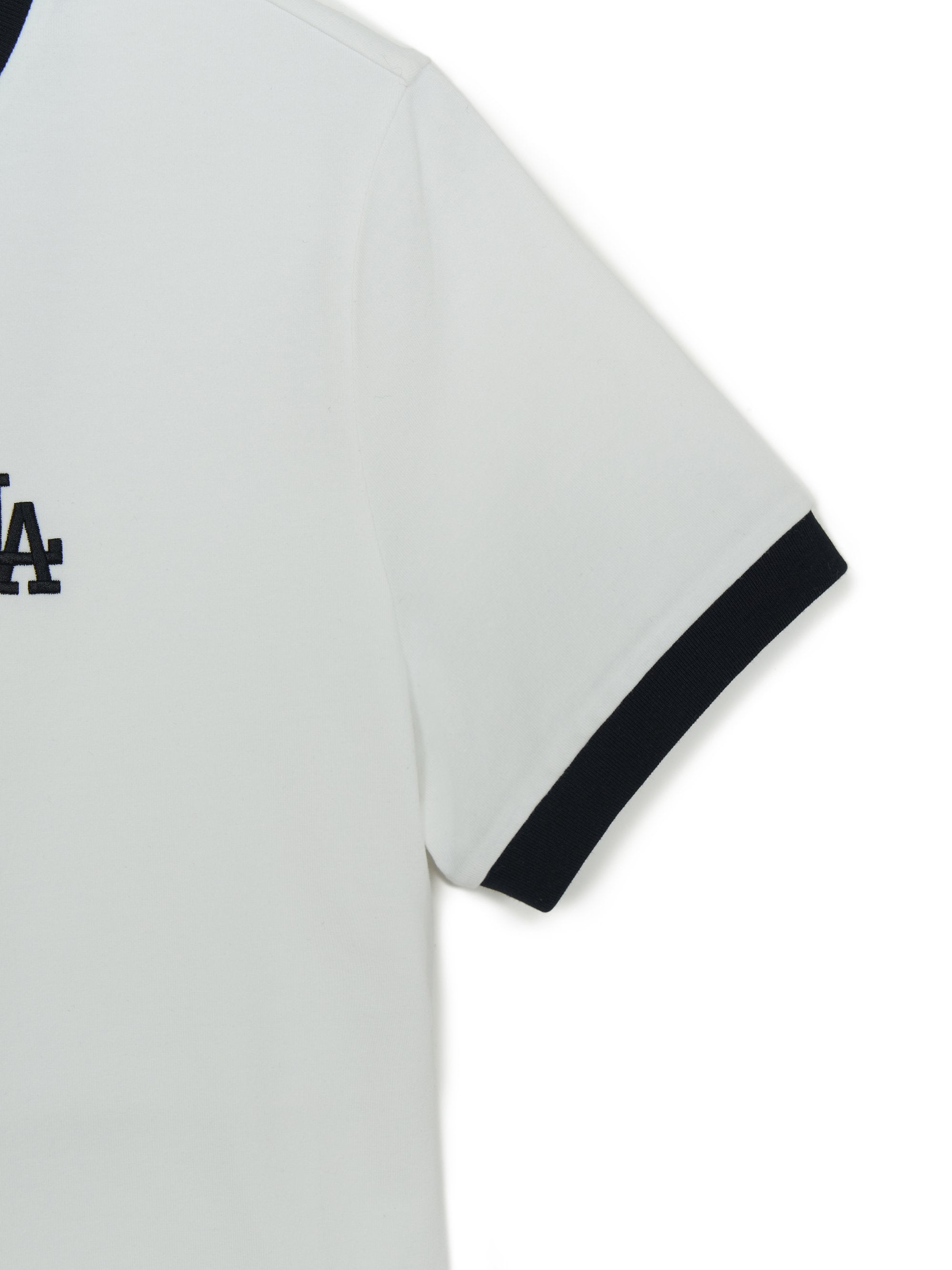 Women's Basic Small Logo Ringer T-shirts