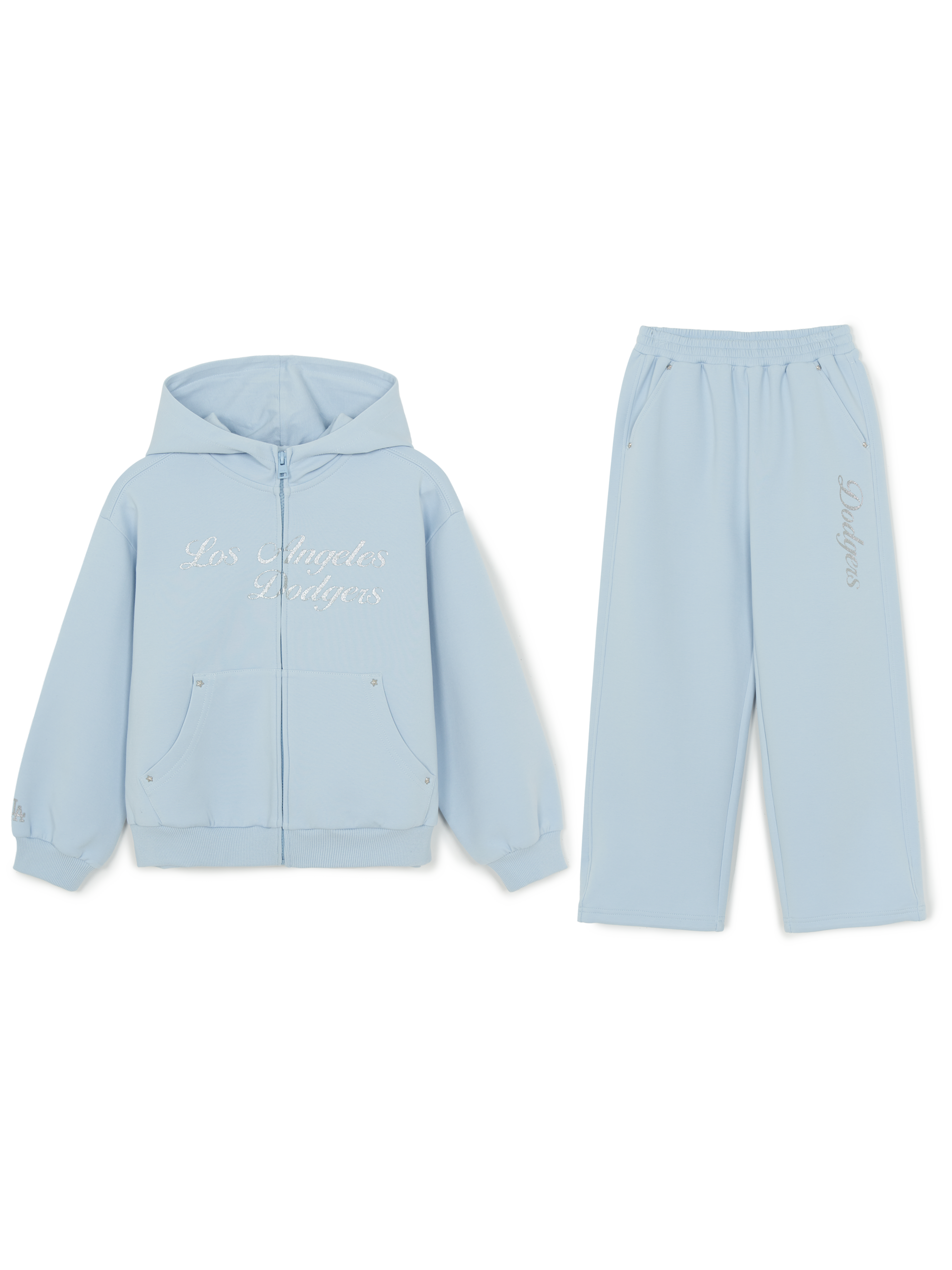 Street Girl's Hoodie Zip-Up Set