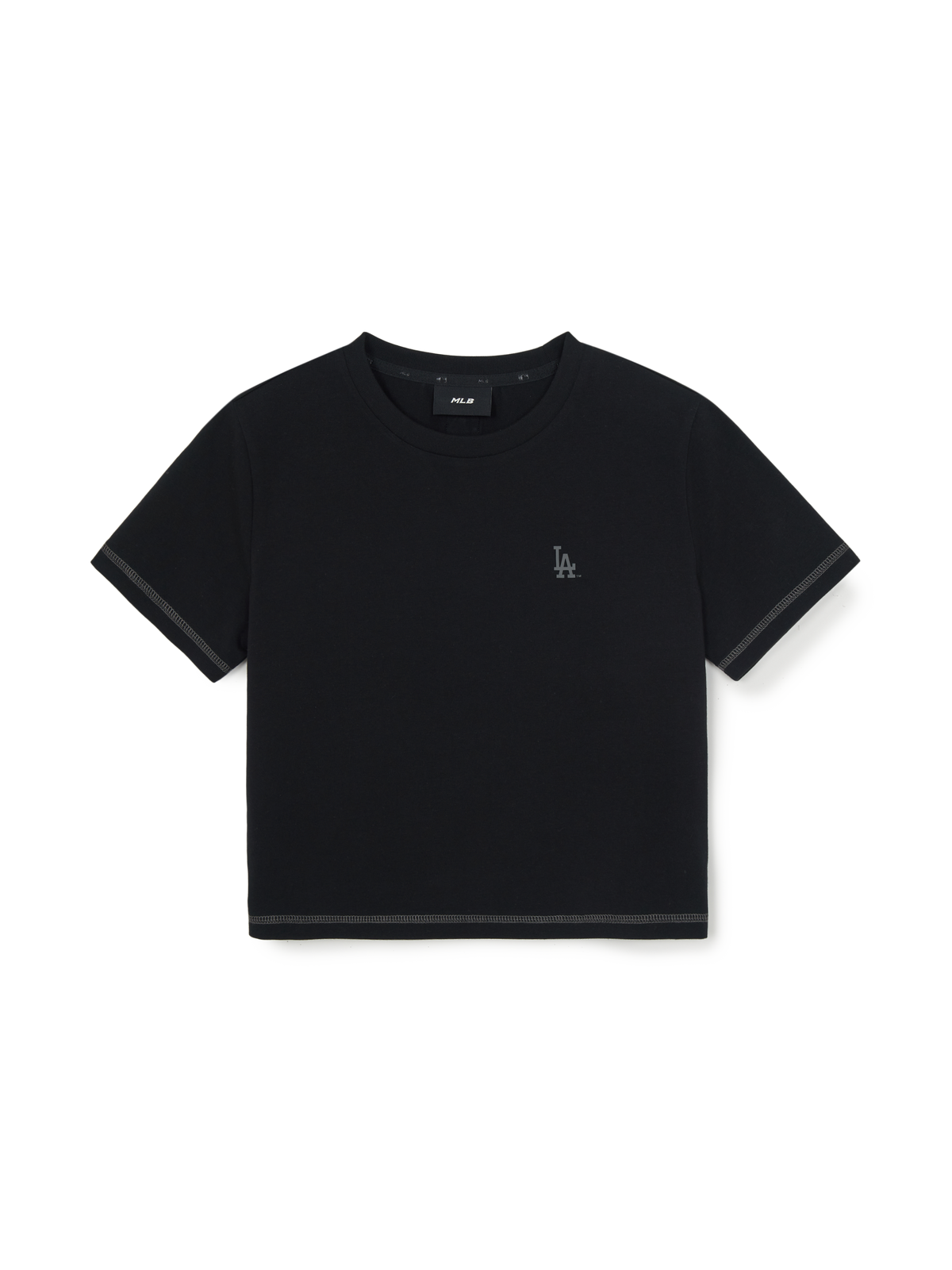 Women's Basic Small Logo Slim Crop Fit T-shirts