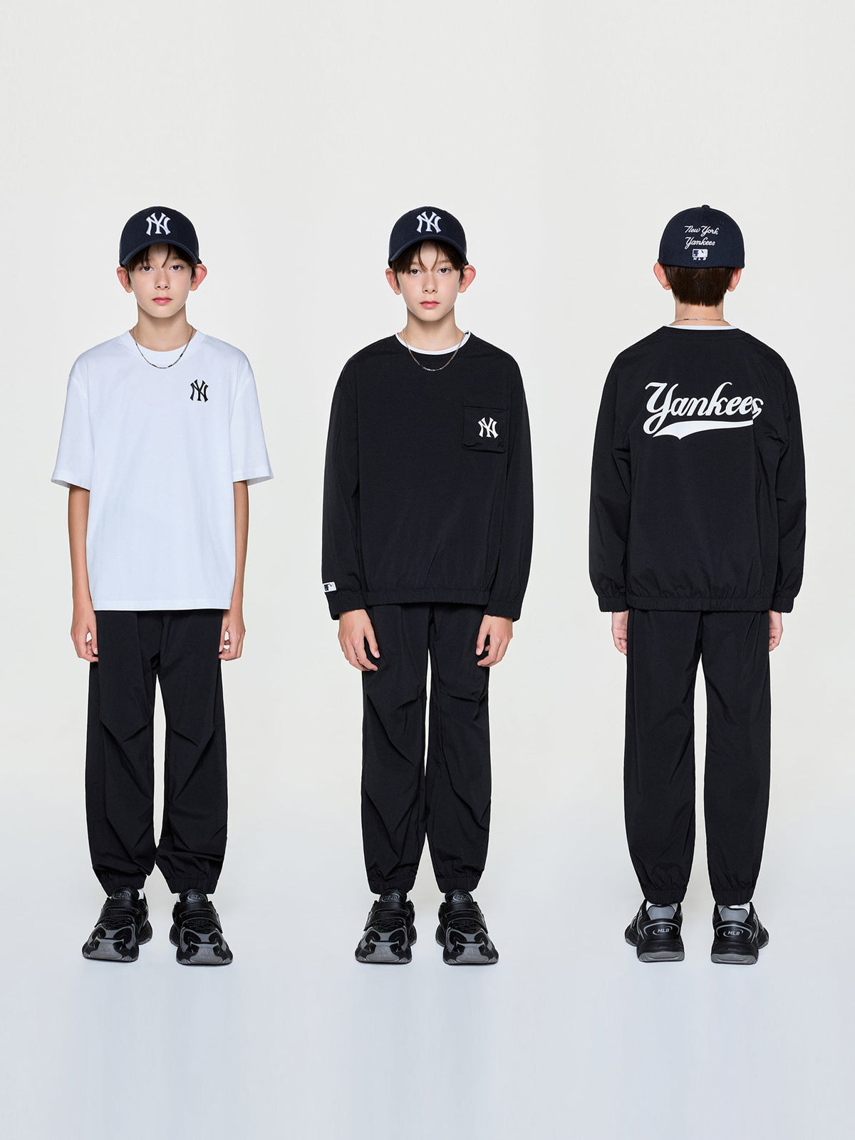 Online Exclusive Basic Woven Sweatshirt 3P Set