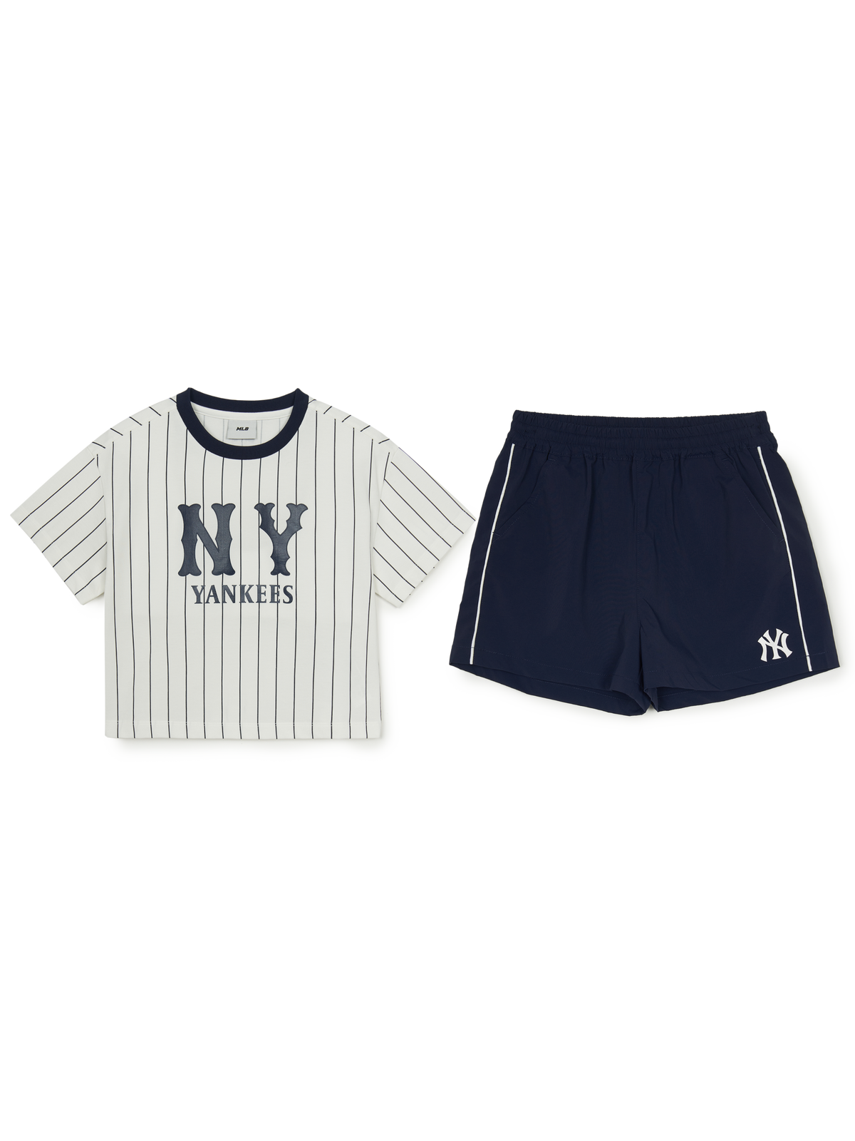 Varsity Girl's Striped T-shirt Set