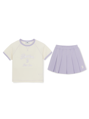 Sportive Athleisure Linger T-shirt Set (Girl's)