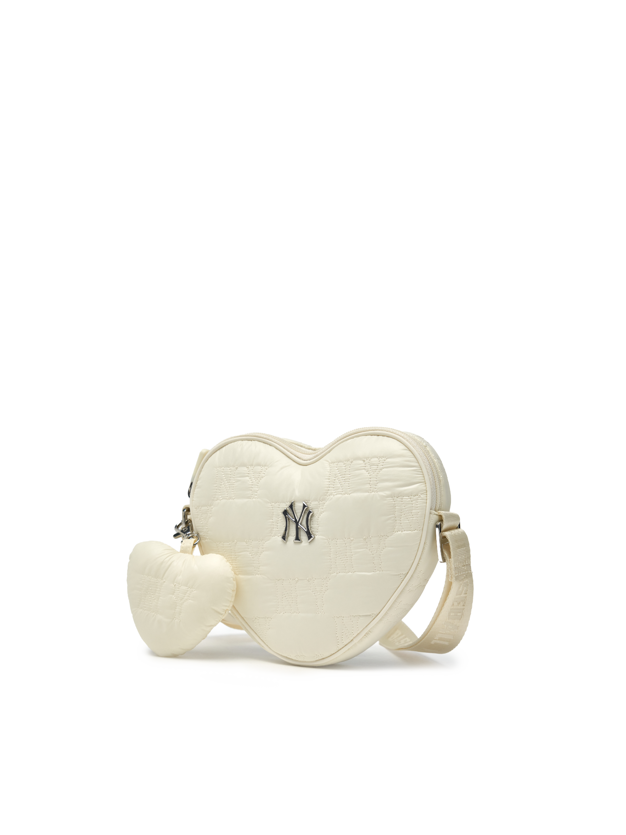 Quilted Monogram Heart Cross Bag