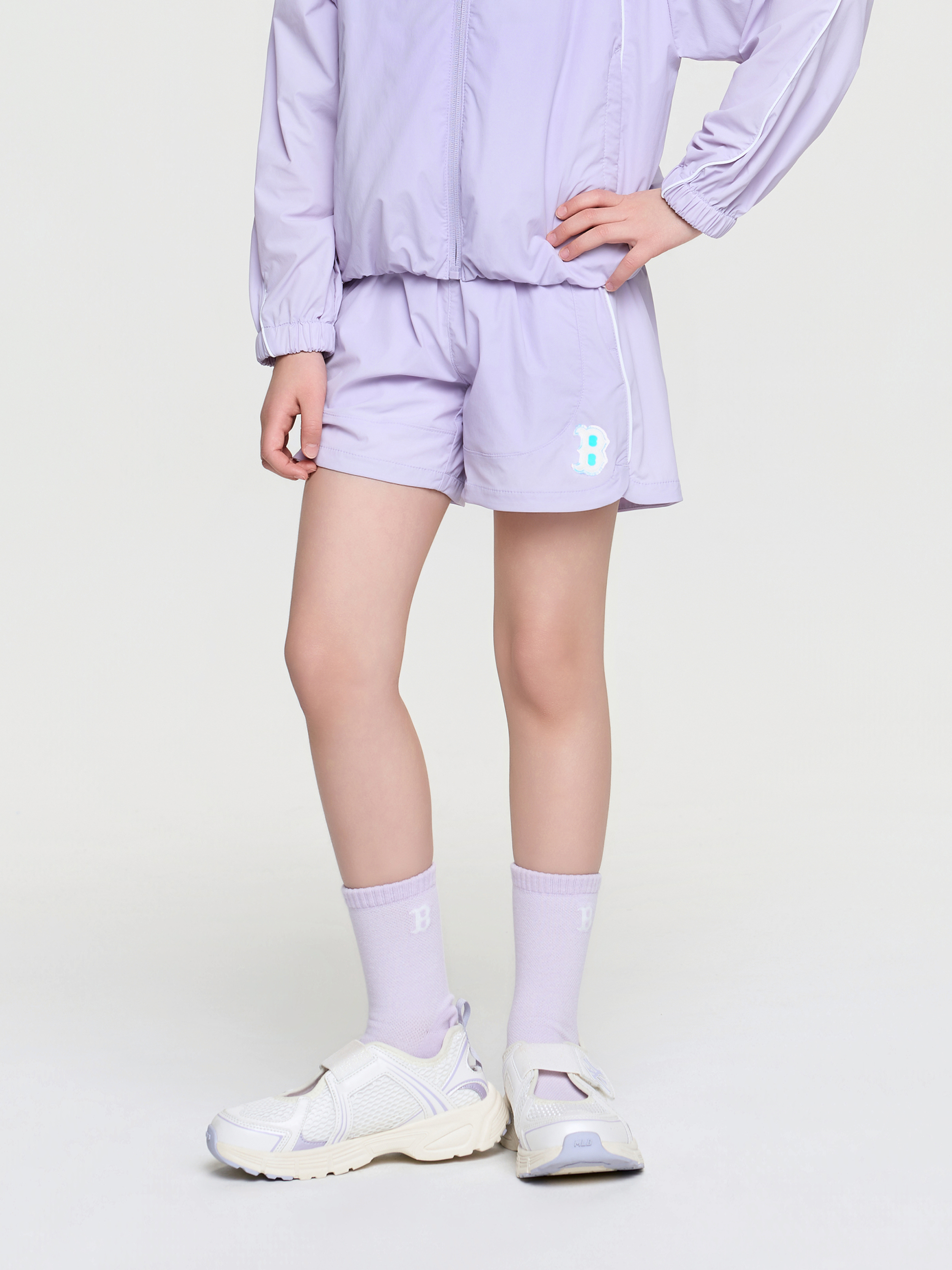 Girl's Athleisure Woven Shorts (Set)