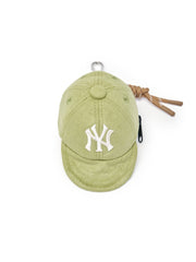 Basic Suede Ballcap Pouch Keyring