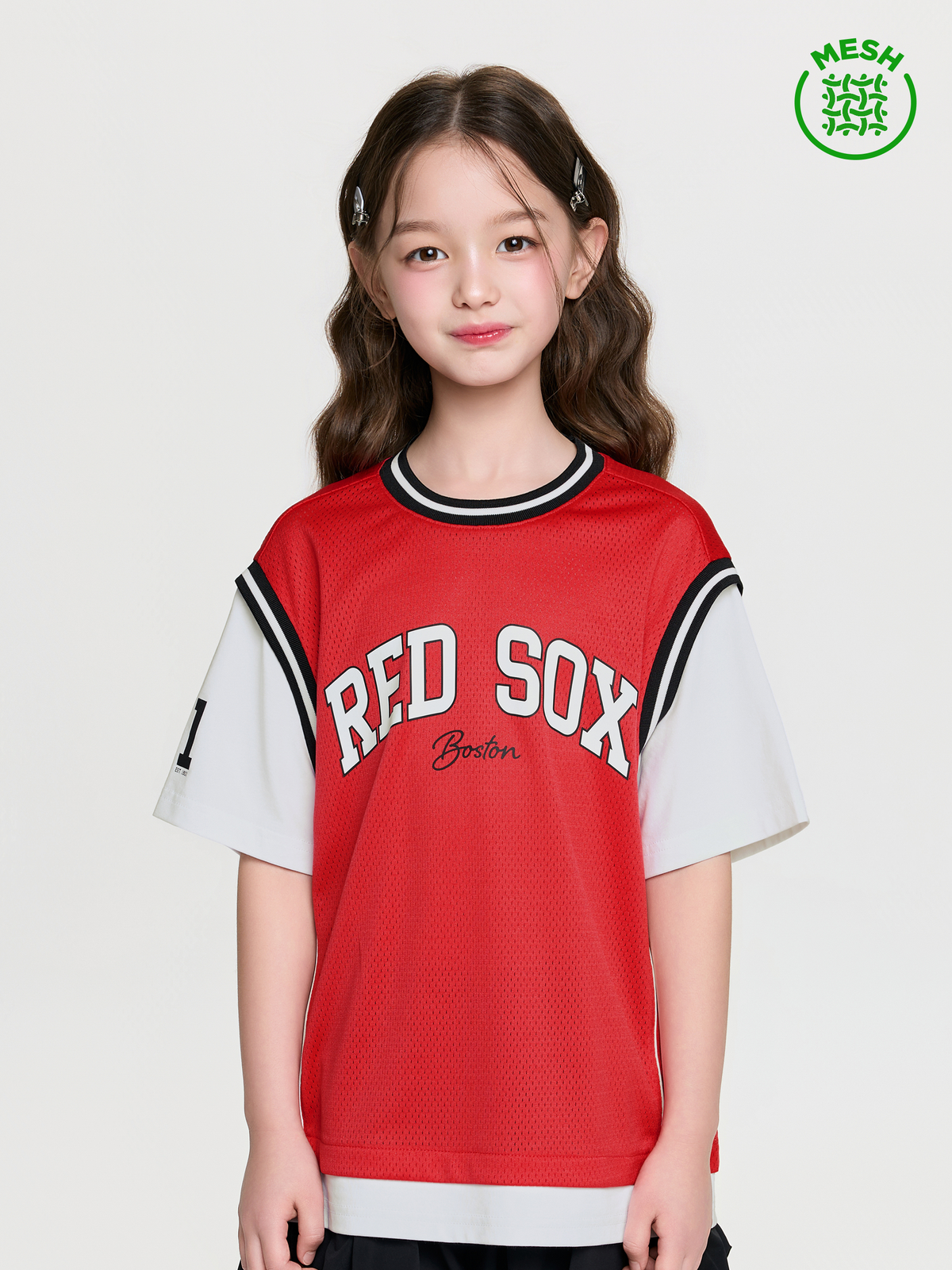 SPORTIVE VARSITY LAYERED T-SHIRT