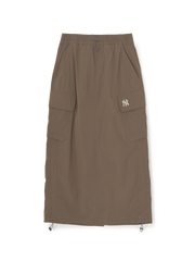 Women's GORPCORE Shirring Cargo Long Skirt