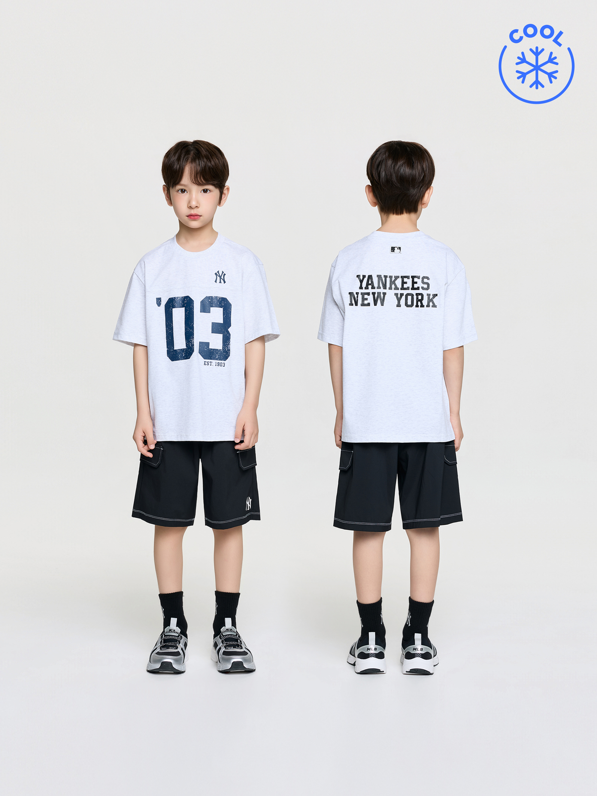 Sportive Varsity Number Artwork T-shirt Set