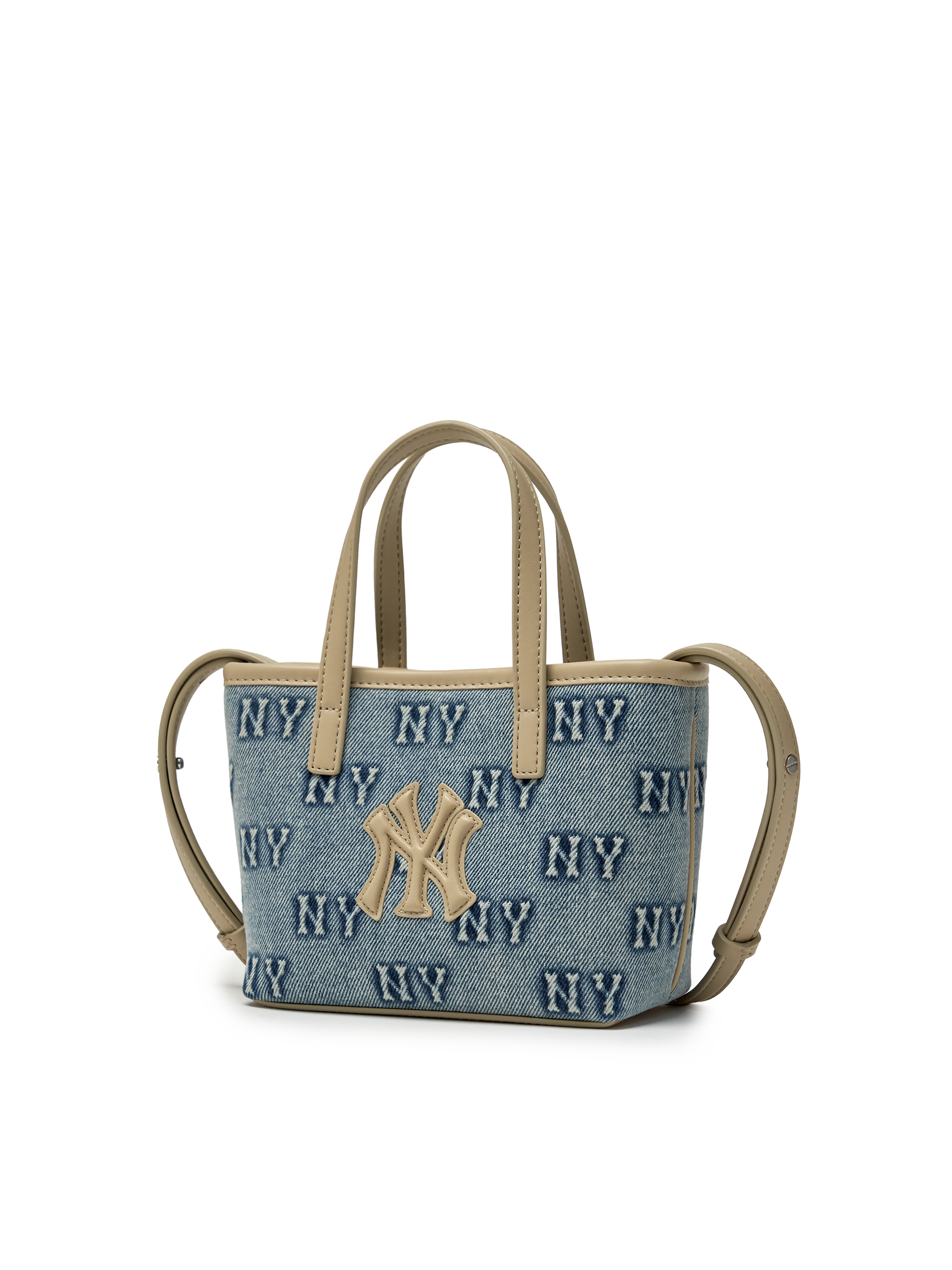 Classic Monogram Denim Embo Mini Cross Bag