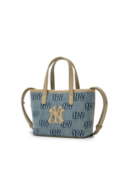 Classic Monogram Denim Embo Mini Cross Bag