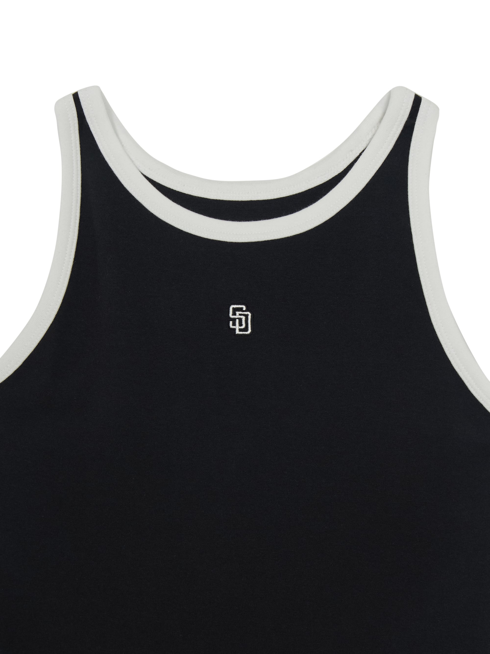 Women's Basic Ringer Ribbed Sleeveless Ops